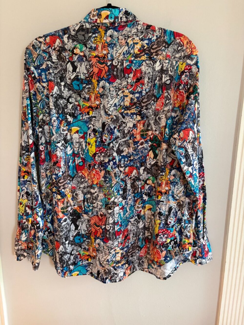 Robert Graham Men’s Medium Classic Fit Japanese Art Graphic Print Button Shirt - Picture 5 of 7